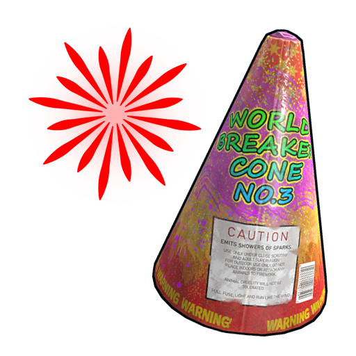 Volcano Fireworks reference image